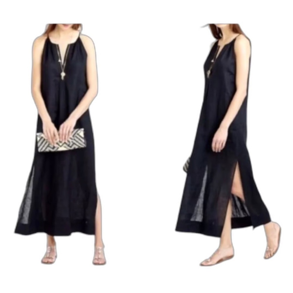 J. Crew Linen Maxi Dress